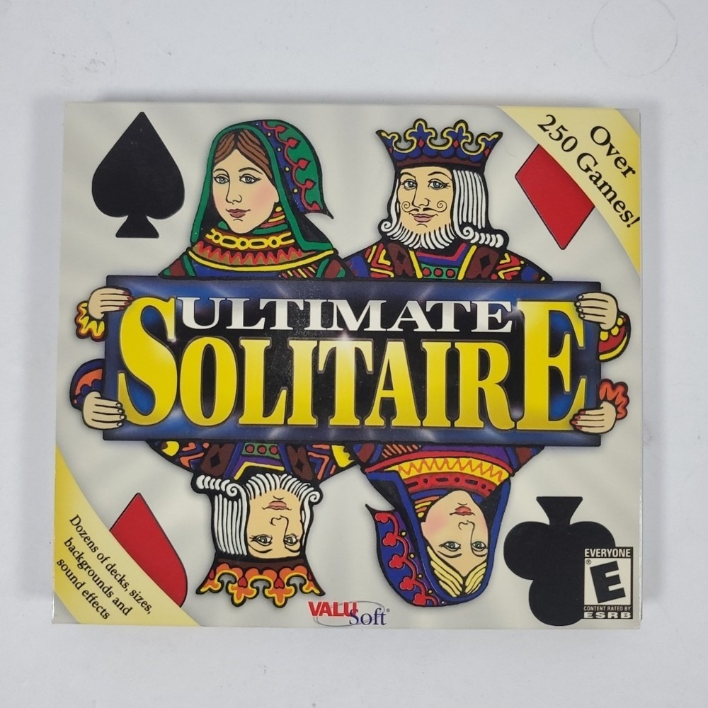 Ultimate Solitaire Over 250 different games CD ROM